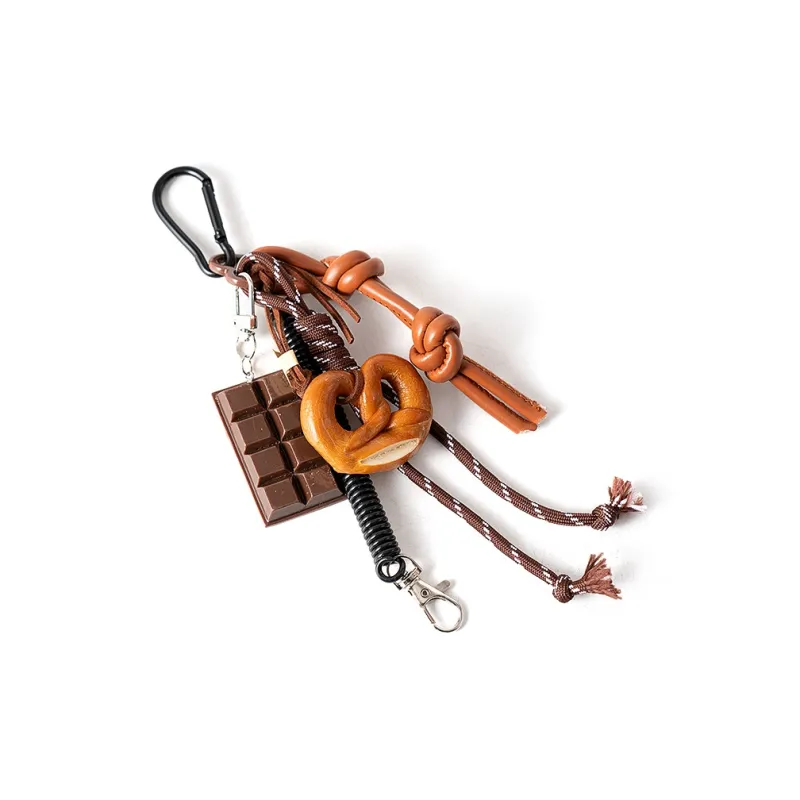 Vigno Polyester Charm Medium Size Unisex Brown-6