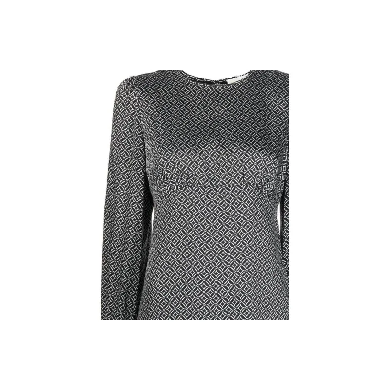 MICHAEL KORS Long Sleeved Dresses Women's Gray-5