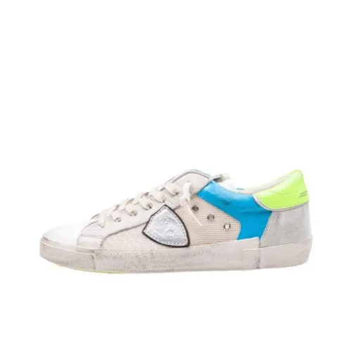 PHILIPPE MODEL Wear Resistant Low Top Skateboard Shoes Men's White
