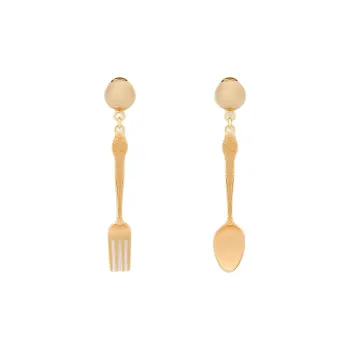 MOSCHINO Metal Earrings Women's Gold