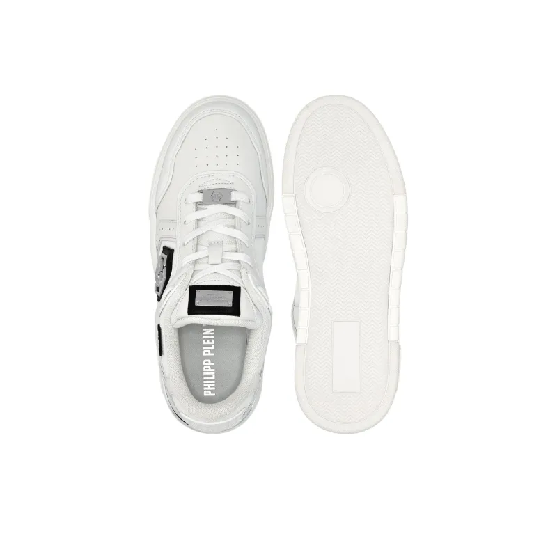 PHILIPP PLEIN Sk8r Plein Low Top Skateboard Shoes Unisex White-5