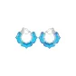 Thief Blue Silver, Clip-on Earring Style