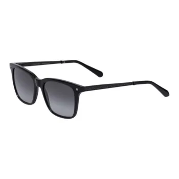 STEFANO RICCI Acetate With Palladium-Plated Finish Square Sunglasses Men's Black