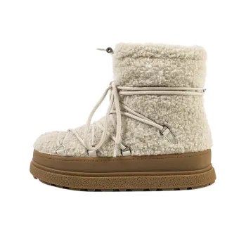 Wonderful Couple Warm Wear Resistant Cushioning Height Increasing Slip Resistant Short Snow Boots Women's