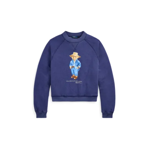 Polo Ralph Lauren FW24 Sweatshirt Women's Deep Cobalt Blue