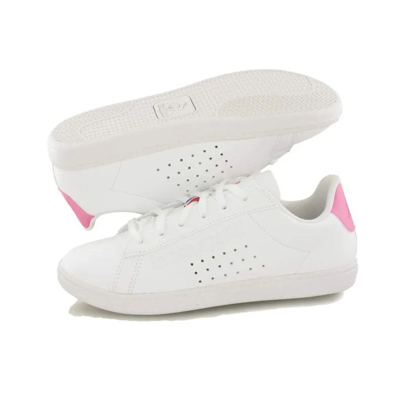 Le Coq Sportif Anti-Slip Wear-Resistant Low-Top Skateboard Shoes Women's White-2