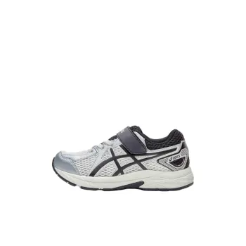 Asics Contend Jog Slip Resistant Anti Kick Low Top Kids' Running Shoes White Black Kids'