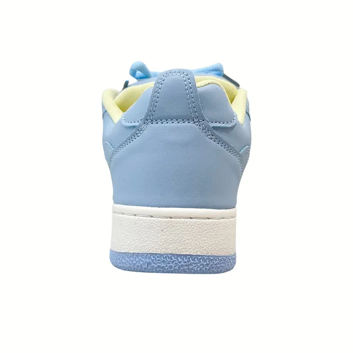 MQGAll Anti Slip And Wear Resistant Lightweight Low Top Skateboard Shoes Unisex Light Lunar Yellow-3