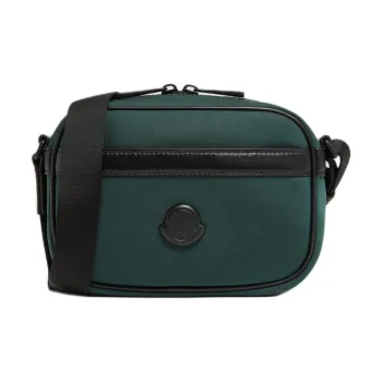 Moncler Pierrick Logo Detailed Zipped Crossbody Bag