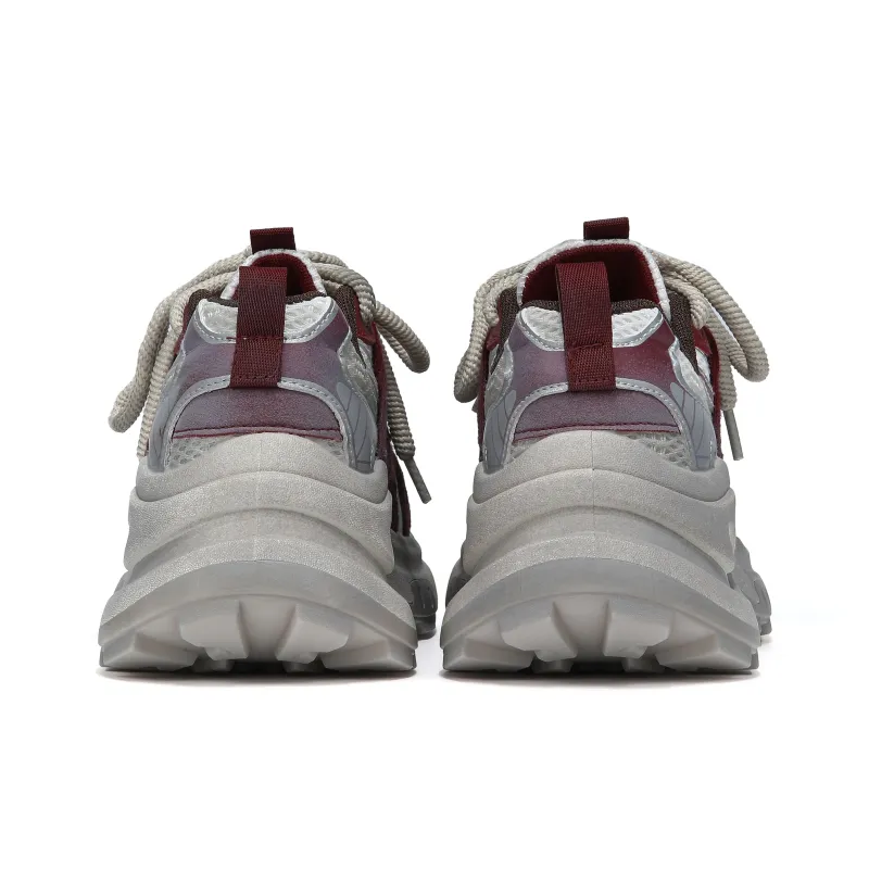 FOREVER 21 Abrasion Resistant Height Increasing Low Top Chunky Sneakers Women's-3