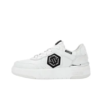 PHILIPP PLEIN Sk8r Plein Low Top Skateboard Shoes Unisex White