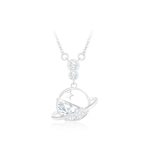 PRETTY DIARY S999 Fine Silver Necklaces Women's