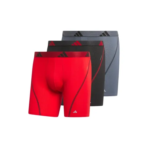 Adidas Free Shipping With AdiClub Performance Mesh 3 Pack Boxer Briefs