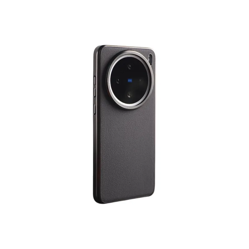 TXBX PC Material Electroplated Frame Litchi Grain Phone Cases Compatibility With Vivo X100/X200 Ultra Collection-5
