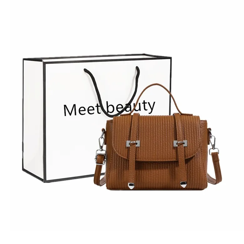 Fitchell PU Commute Crossbody Bag Regular Women's Apricot/Khaki/Ecru/Brown/Coffee/Black-4