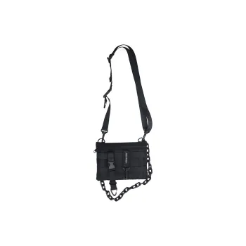 DALO Nylon Shoulder Bag Crossbody Bag Unisex Black