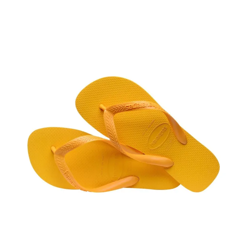 Havaianas Abrasion-Resistant Flip Flops Men's Yellow-5