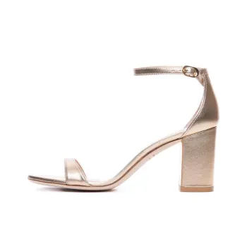 Stuart Weitzman/SW Nudistarc Strap Sandals 7.5cm Women's Gold