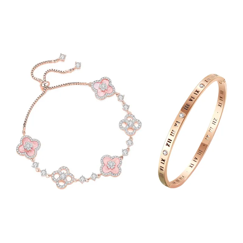 Welcome To The Treasure Zircon Bracelets Unisex-2