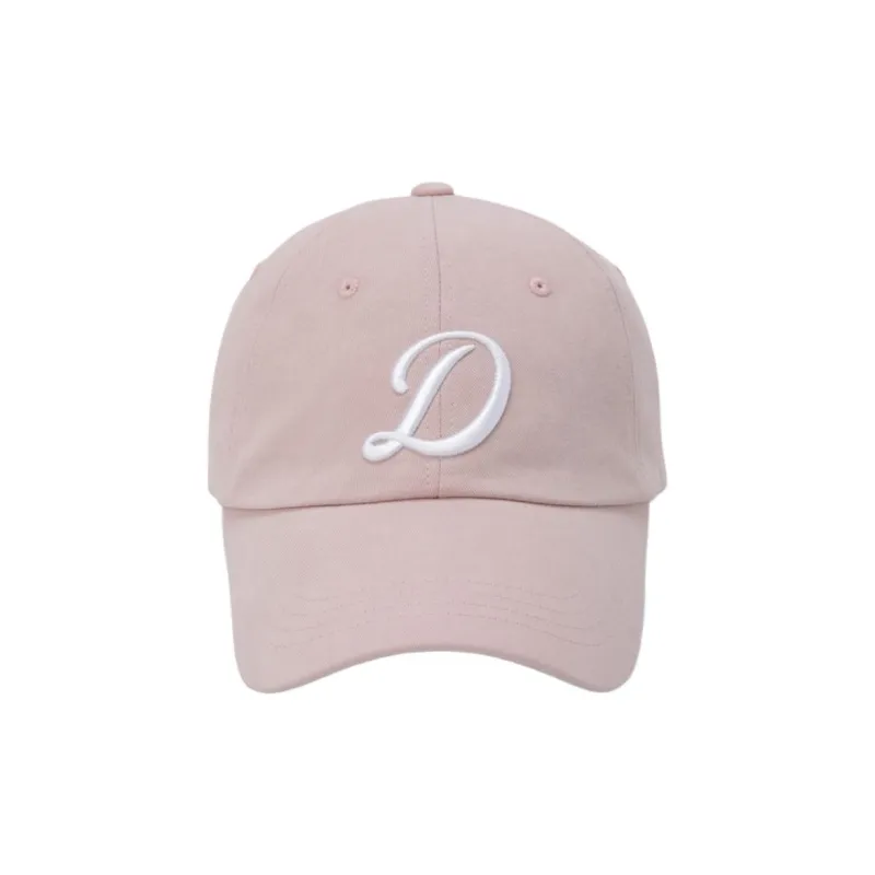 DESCENTE Cotton Baseball Caps Unisex Pink-1