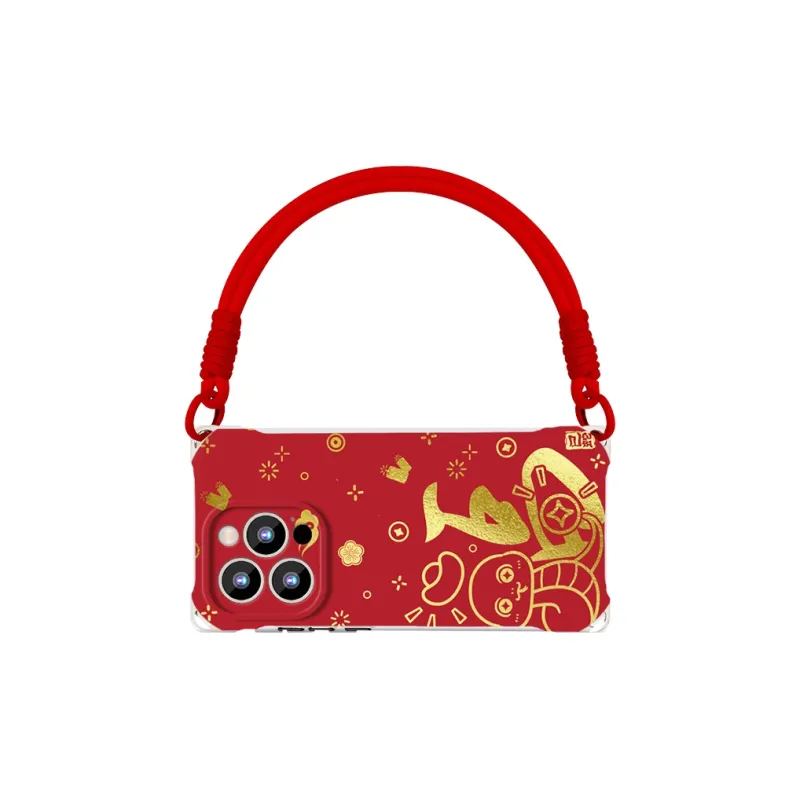 Sen Dog Silicone Material Lanyard Niche Crossbody Phone Cases Compatible With IPhone 16 Pro Max/Pro/Plus/15/14/13-11