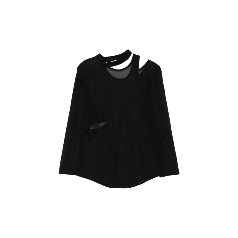 Yohji Yamamoto T Shirt Women's Black-1