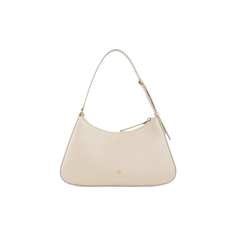 GIVENCHY Cow Leather Shoulder Bag Small Size Women's Beige-2