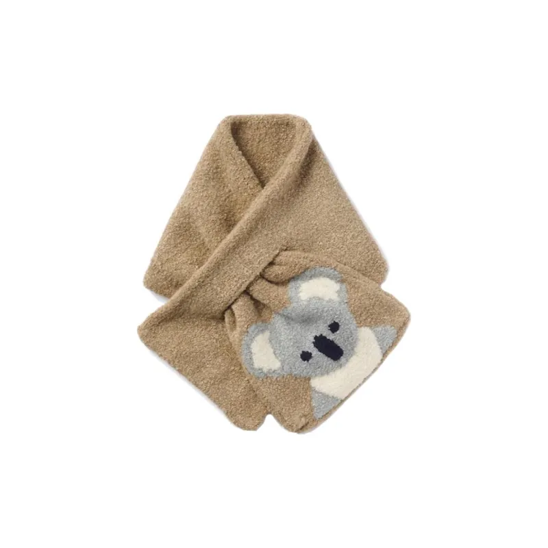 MUJI Acrylic Knit Scarves Kids' Multicolor-1