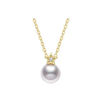 ME LUXE Saltwater Pearl Necklace Artisan Craft Minimalist Style Elegant And Durable Women's