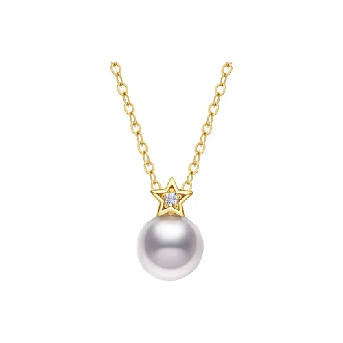 ME LUXE Saltwater Pearl Necklace Artisan Craft Minimalist Style Elegant And Durable Women's