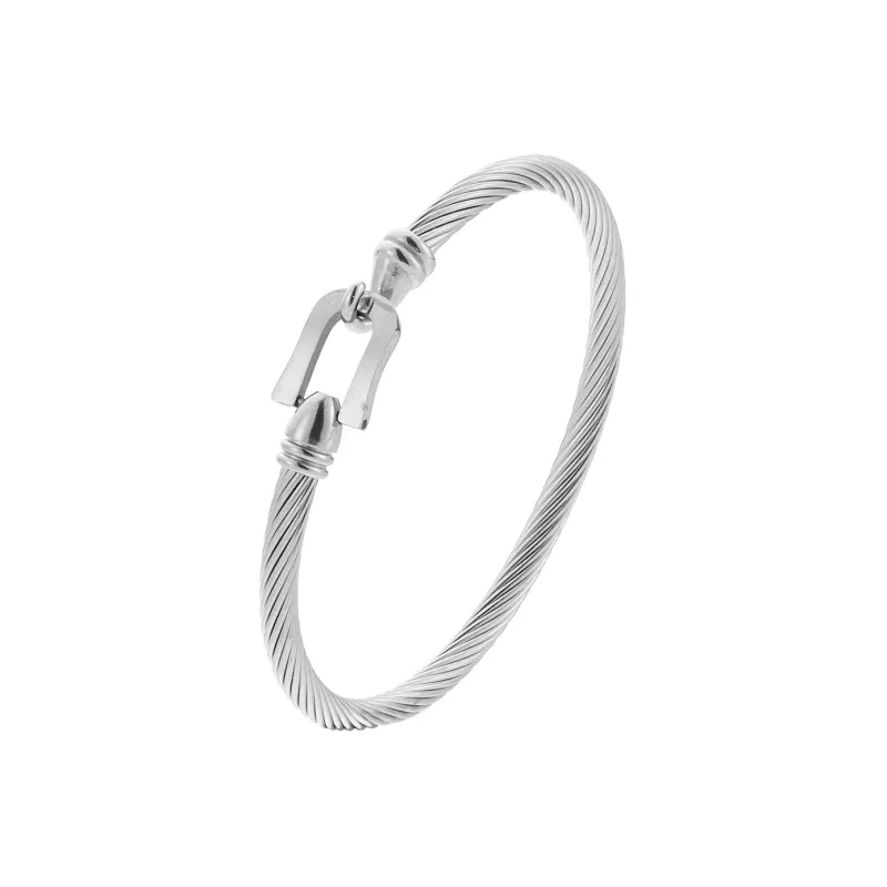 ENFANTIN Titanium Steel Bangles Unisex-3