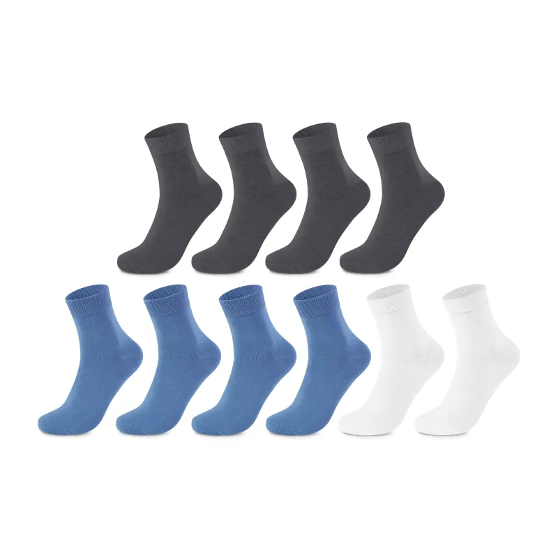 FAIRWHALE Knee High Socks Unisex 5 Pack-12