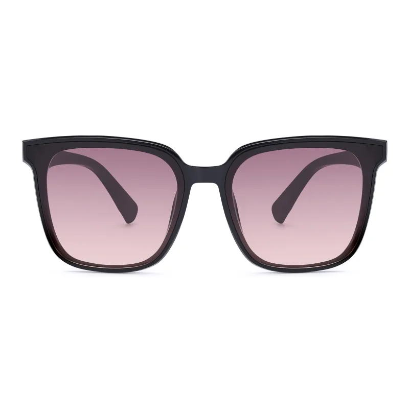 PULAIS TR/Memory Plastic Square Sunglasses Unisex-7