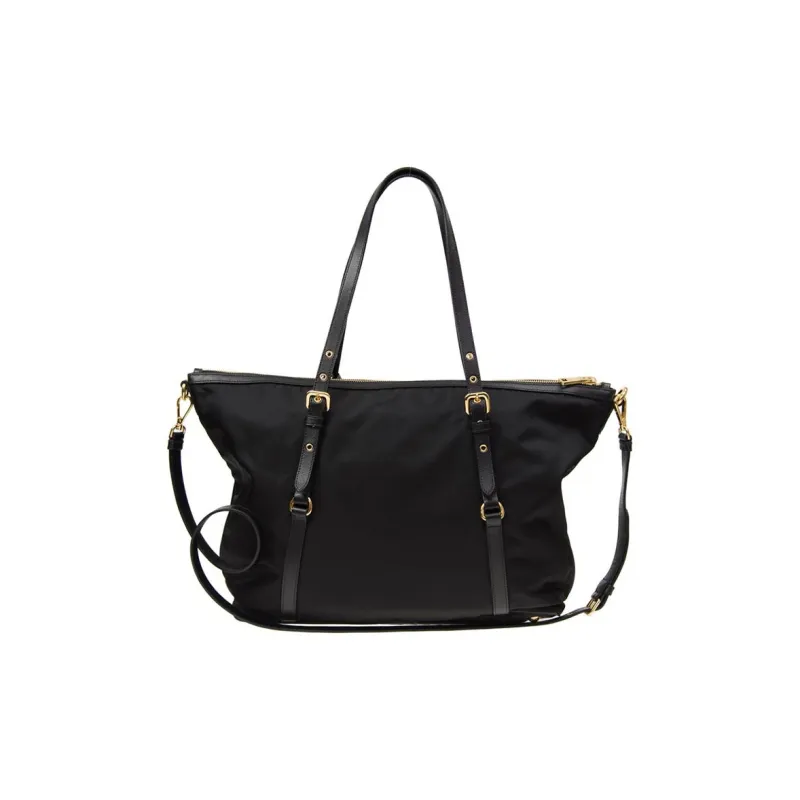 PRADA Canvas Canvas Bag One Shoulder Handbag Women's Black-2