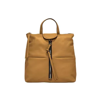 GIANNI CHIARINI Leather Backpack Women's Yellow