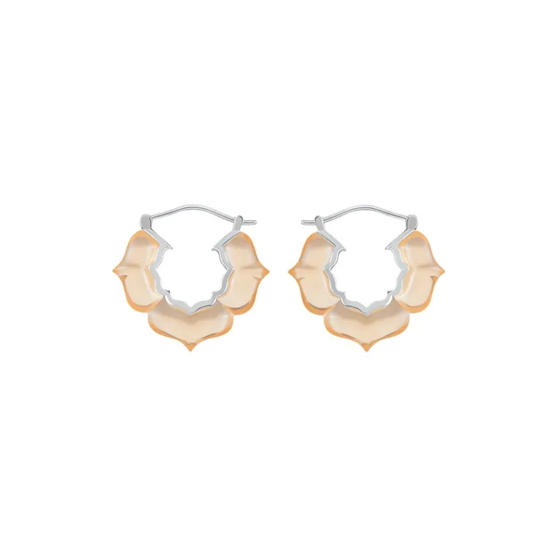 Bi disc 192 Silver Earrings Unisex-13