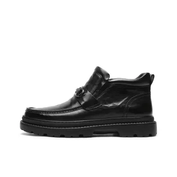 GOLDLION Ankle Boots Men Black/Brown