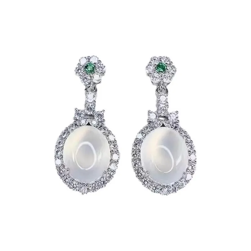Grace Chalcedony Earrings Women's-2