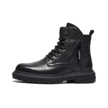 Ruomini Crew Martin Boot Low Heel Men's
