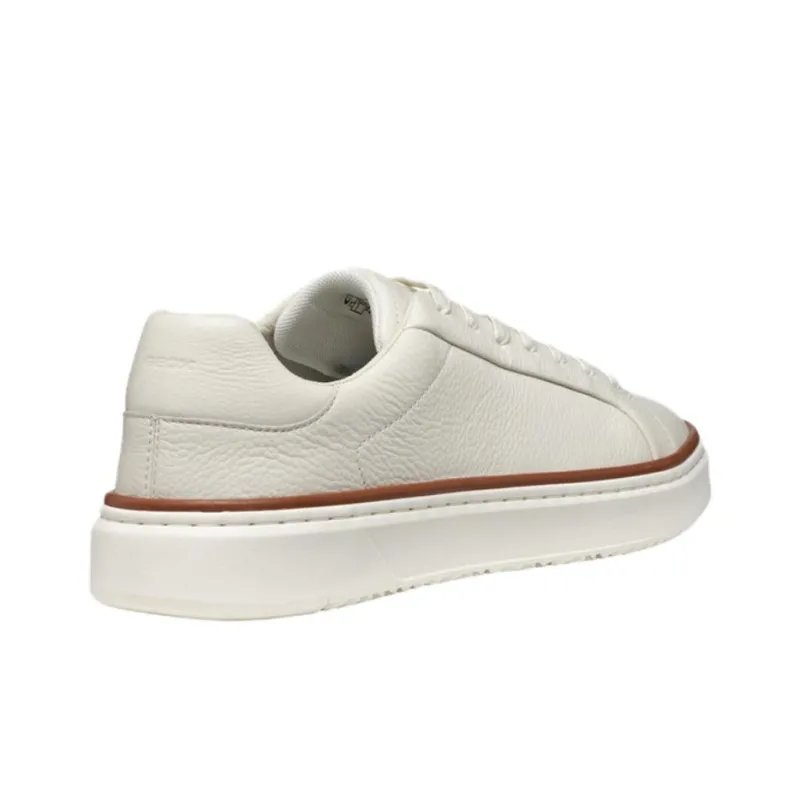 GEOX Zackerty Wear-Resistant Low-Top Skateboard Shoes Men's White-5