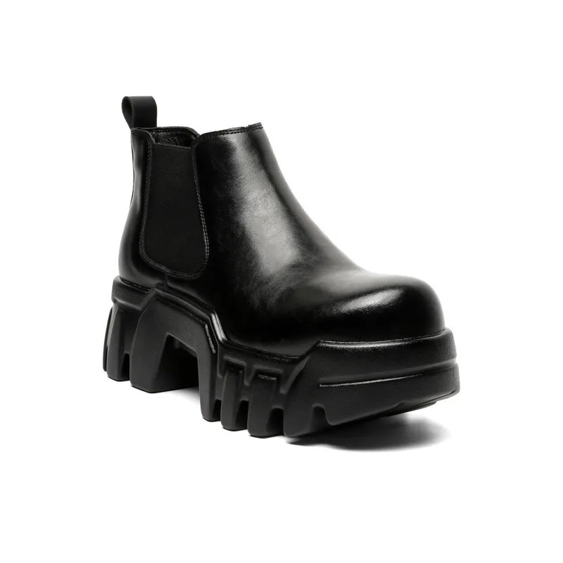 Cachiotti KAQIAODI Short Chelsea Boots Men's Black-2