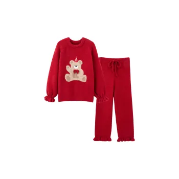 Sleeping Beauty Pajama Set Women's Red