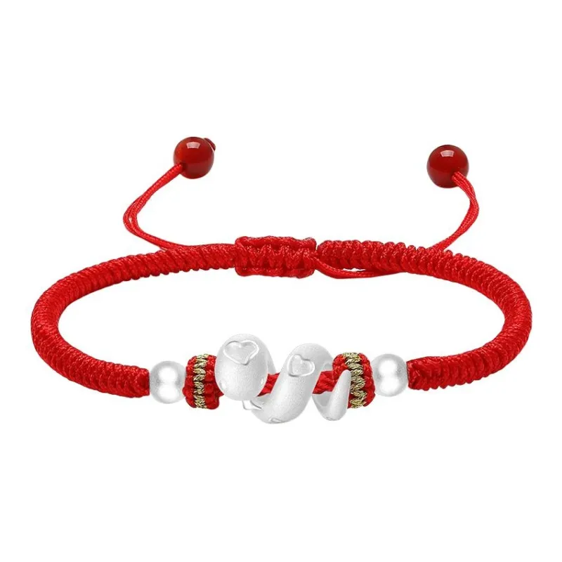 YASHENGZHUBAO Pure Silver Bracelets Unisex-3