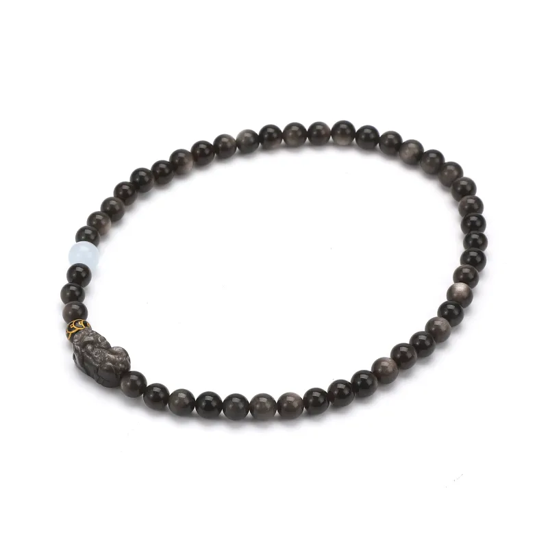 Tanner Obsidian Bracelets Unisex-2