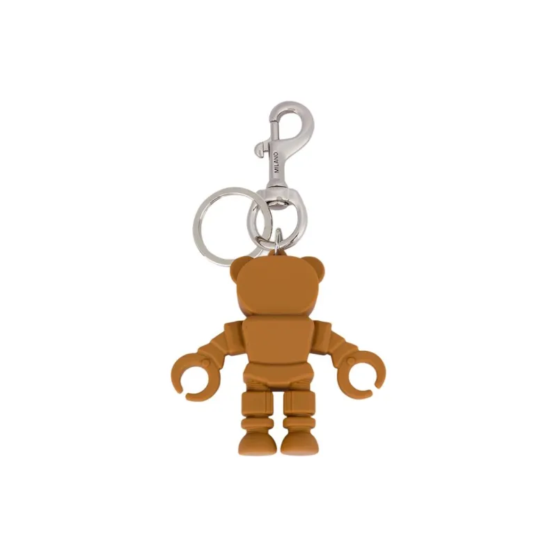 MOSCHINO Silicone Keychains Unisex Yellow-1