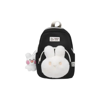 Yalu Nylon Backpack Regular Women's Black Pink/Green/Purple/Orange