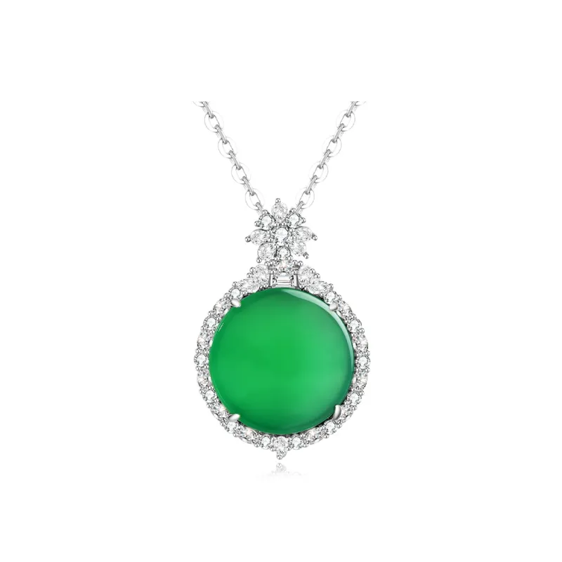 JINLIUFUJIXIANG Agate Necklaces Women's-0