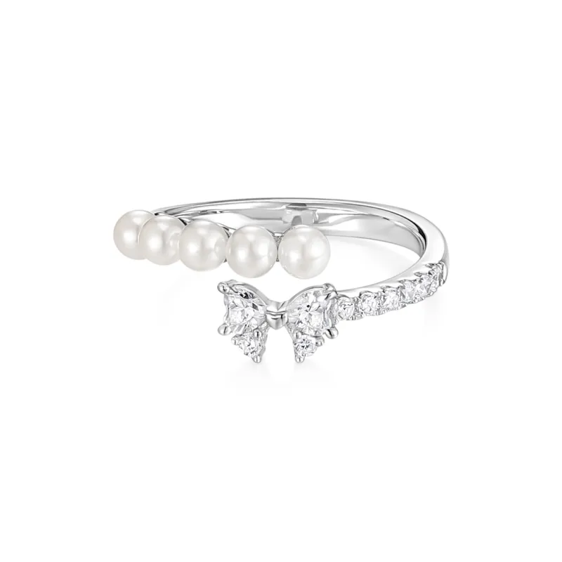 I Do&Co. 925 Sterling Silver Shell Pearl Rings Women's-1