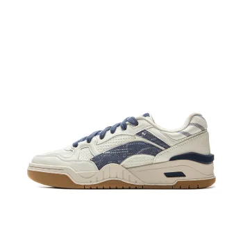 LiNing Moon White 2.0 Slip Resistant Cushioning Breathable Low Top Skateboard Shoes Men's Ecru