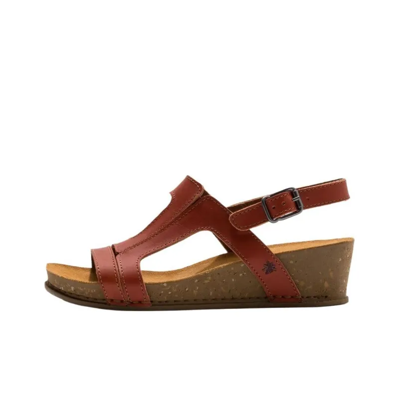 Art I LIVE Strap Sandals Women's Red-0